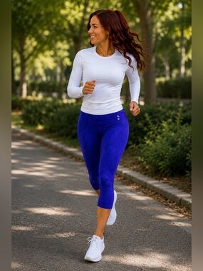Energy Zone Royal Purple Capris